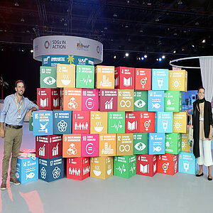 SDG-Würfel auf dem WUF10