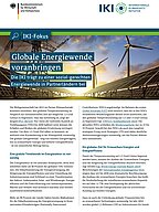 Cover Globale Energiewende voranbringen
