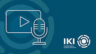 Das Symbolbild für Videos der IKI zeigt einen Play-Button und das IKI-Logo