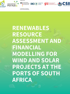 Cover "Wind and Solar Resource Assessment and Financial Modelling at South African Ports"