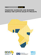 Cover Publikation "Tool1 Financing Guidelines Captive Solar PV Projects"