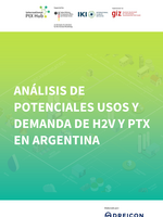 Cover "Analysis of Potential Uses and Demand for Green Hydrogen and Power-to-X in Argentina"
