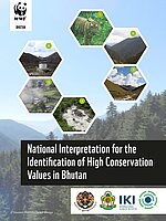 Cover National Interpretation for the Identification of High Conservation Values in Bhutan