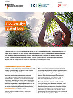 Cover Biodiversity relevant jobs