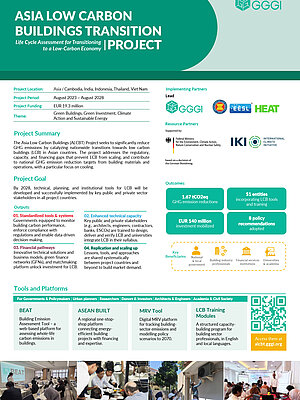 Cover "ALCBT Project Regional Factsheet - Midterm Progress"