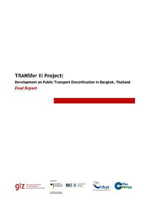 Cover "Development on Public Transport Electrification in Bangkok, Thailand""t
