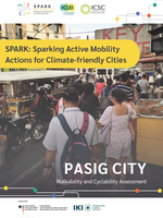 Cover "Pasig City - Walkability and cyclability assessment"