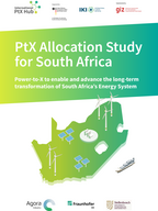 Cover "Power-to-X Allocation Study for South Africa"