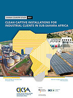 Cover Publikation "Clean Captive Installations Industrial Clients" Ghana