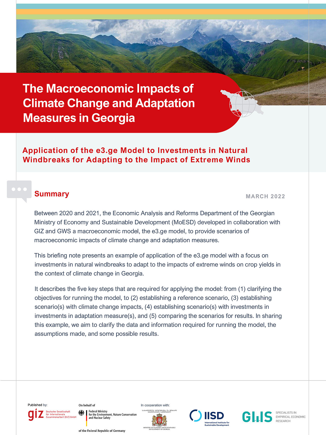 The Macroeconomic Impacts of Climate Change and Adaptation Measures in ...
