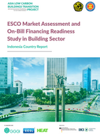 Cover "ESCO Market Assessment and On-Bill Financing Readiness Study in Building Sector – Indonesia Country Report"