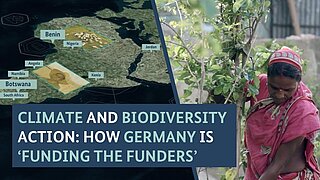 Thumbnail Video 'CLIMATE AND BIODIVERSITY ACTION: HOW GERMANY IS FUNDING THE FUNDERS'.