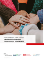 Cover "Climate Change Adaptation Guides for Practitioners: The Adaptation Policy Cycle – From Planning to Implementation"