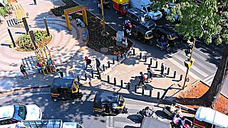 Intersection in Pune India