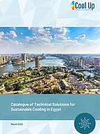 Cover Catalogue of Technical Solutions for Sustainable Cooling in Egypt