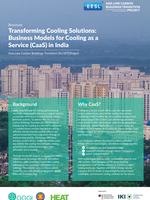 Cover "Cooling as a Service (CaaS) Brochure"
