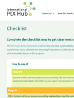 Screenshot EESG Checklist