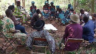 Gemeindemitglieder Gbevozoun in Benin