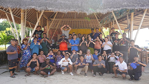Group photo of workshop participants.