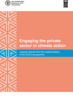 Cover "Engaging the private sector in climate action"
