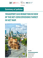 Cover "Summary of Policies: Transport GHG Reduction in View of the Net-Zero Emissions Target in Viet Nam"