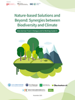 Cover “Nature-based Solutions and Beyond: Synergies between Biodiversity and Climate”