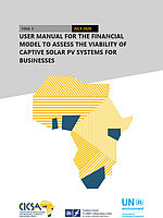 Cover Publikation "Tool3 User Manual Financial Model Viability Captive Solar PC Systems"
