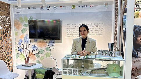 RECAP4NDC booth at the IUCN World Conservation Congress.