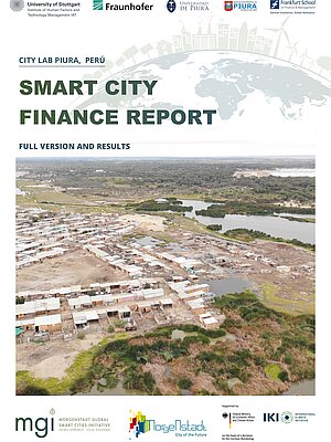 Cover "Smart City Finance Report. Full Version and Results. City Lab Piura, Perú"t