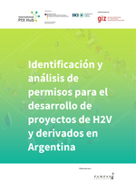 Cover "Identificación y  análisis de  permisos para el  desarrollo de  proyectos de H2V  y derivados en  Argentina"