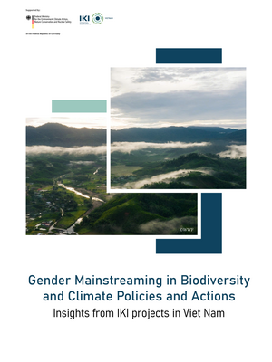Cover "Gender Mainstreaming in Biodiversity and Climate Policies and Actions"