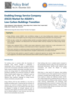 Sharepic "Policy Brief: Enabling Energy Service Company (ESCO) Market for ASEAN’s Low-Carbon Buildings Transition"
