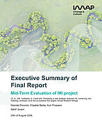 [Translate to English:] Cover "Executive Summary for the Mid-Term Evaluation “Pioneering a new strategic approach for conserving and restoring Caribbean coral reef ecosystems that targets Climate Resilient Refugia”"