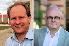 Michale Hoppe and Professor Jürgen Kropp