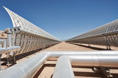 Solar panels in Morocco.