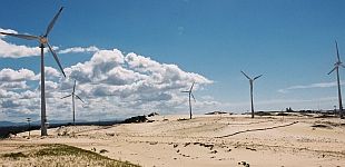 Windräder in der Wüste