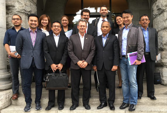 Philippine government delegation during their visit to Berlin. Photo: GIZ