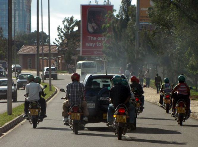 Abgasbelastung durch Verbrennungsmotoren. Foto: Kampala, Uganda. Foto: UN Environment