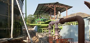 Anlage zur energetischen Verwertung von Abfall in Nashika, Indien; Foto: Dirk Walther / GIZ.