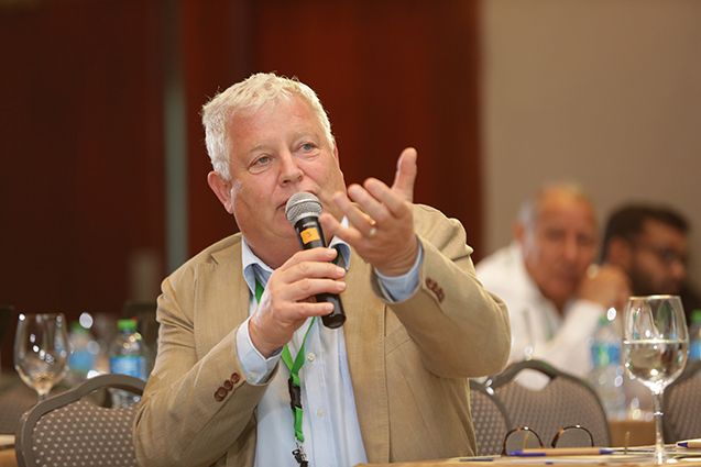 Dr. Günter Eberz, Director Project ZACK in discussion with panel, photo: GIZ.