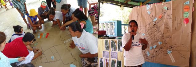 The EbA Communities of Practice introduced the EbA approach to members of indigenous peoples (IP) groups in the Province of Rizal as part of conducting a vulnerability assessment of their communities. Photos: DENR-EMB Climate Change Division The EbA Communities of Practice introduced the EbA approach to members of indigenous peoples (IP) groups in the Province of Rizal as part of conducting a vulnerability assessment of their communities. Photos: DENR-EMB Climate Change Division