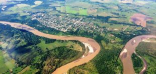 Luftaufnahme der Region Orinoquia in Kolumbien: Foto: Franka Braun