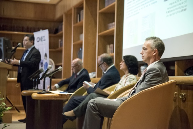 Podiumsdiskussion zum Thema Energiesektorreform in Mexiko; Foto: @GIZ 2018