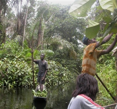 Forest management in riparian swamp with the knowledge of local communities; Photo: SNV