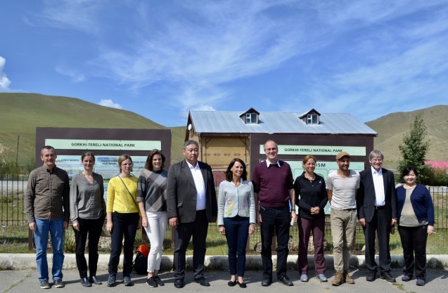 BMU Delegation visits the Terelj National Park; Photo: National Park Authority of the Gorkhi-Terelj Region