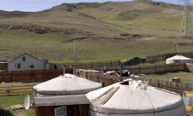 Small village in Mongolia; Photo: Deutsche Welle