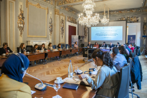 Capacity-building workshop on green and climate finance in the Mediterranean region hosted at the Union for the Mediterranean's headquarters. Photo: UfM