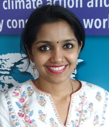 Aswathy Dilip leads the Complete Streets programme in India. Photo: ZUG