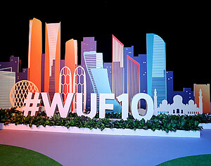 Logo des 10. World Urban Forum (WUF)