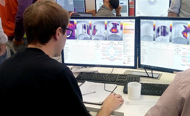 Steuereinheit Solarkraftwerk